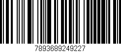 Código de barras (EAN, GTIN, SKU, ISBN): '7893689249227'