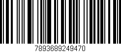 Código de barras (EAN, GTIN, SKU, ISBN): '7893689249470'