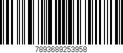 Código de barras (EAN, GTIN, SKU, ISBN): '7893689253958'
