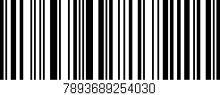 Código de barras (EAN, GTIN, SKU, ISBN): '7893689254030'