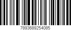 Código de barras (EAN, GTIN, SKU, ISBN): '7893689254085'