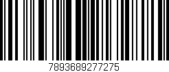 Código de barras (EAN, GTIN, SKU, ISBN): '7893689277275'