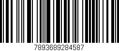 Código de barras (EAN, GTIN, SKU, ISBN): '7893689284587'