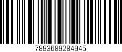 Código de barras (EAN, GTIN, SKU, ISBN): '7893689284945'
