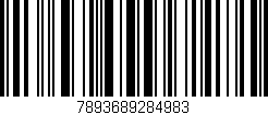Código de barras (EAN, GTIN, SKU, ISBN): '7893689284983'