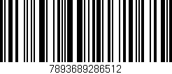 Código de barras (EAN, GTIN, SKU, ISBN): '7893689286512'