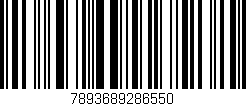 Código de barras (EAN, GTIN, SKU, ISBN): '7893689286550'