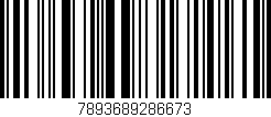Código de barras (EAN, GTIN, SKU, ISBN): '7893689286673'