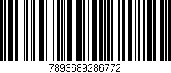 Código de barras (EAN, GTIN, SKU, ISBN): '7893689286772'