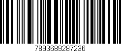 Código de barras (EAN, GTIN, SKU, ISBN): '7893689287236'