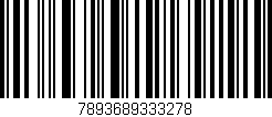 Código de barras (EAN, GTIN, SKU, ISBN): '7893689333278'