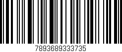 Código de barras (EAN, GTIN, SKU, ISBN): '7893689333735'