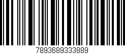 Código de barras (EAN, GTIN, SKU, ISBN): '7893689333889'