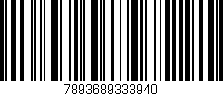 Código de barras (EAN, GTIN, SKU, ISBN): '7893689333940'