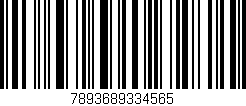 Código de barras (EAN, GTIN, SKU, ISBN): '7893689334565'