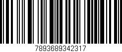 Código de barras (EAN, GTIN, SKU, ISBN): '7893689342317'