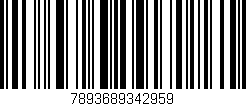 Código de barras (EAN, GTIN, SKU, ISBN): '7893689342959'