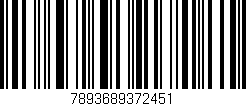 Código de barras (EAN, GTIN, SKU, ISBN): '7893689372451'