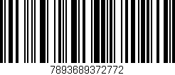 Código de barras (EAN, GTIN, SKU, ISBN): '7893689372772'