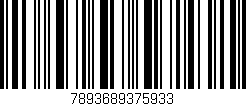 Código de barras (EAN, GTIN, SKU, ISBN): '7893689375933'