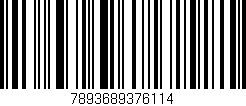 Código de barras (EAN, GTIN, SKU, ISBN): '7893689376114'