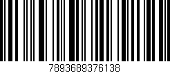 Código de barras (EAN, GTIN, SKU, ISBN): '7893689376138'