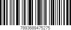 Código de barras (EAN, GTIN, SKU, ISBN): '7893689475275'