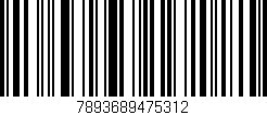 Código de barras (EAN, GTIN, SKU, ISBN): '7893689475312'