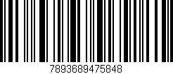 Código de barras (EAN, GTIN, SKU, ISBN): '7893689475848'