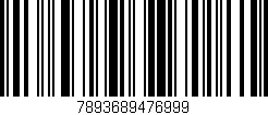 Código de barras (EAN, GTIN, SKU, ISBN): '7893689476999'