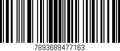 Código de barras (EAN, GTIN, SKU, ISBN): '7893689477163'