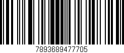 Código de barras (EAN, GTIN, SKU, ISBN): '7893689477705'