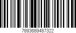 Código de barras (EAN, GTIN, SKU, ISBN): '7893689487322'