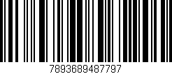 Código de barras (EAN, GTIN, SKU, ISBN): '7893689487797'