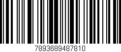 Código de barras (EAN, GTIN, SKU, ISBN): '7893689487810'