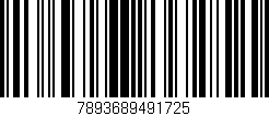 Código de barras (EAN, GTIN, SKU, ISBN): '7893689491725'