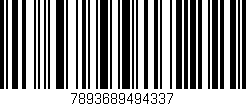 Código de barras (EAN, GTIN, SKU, ISBN): '7893689494337'