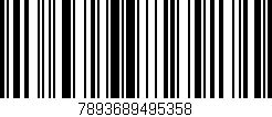 Código de barras (EAN, GTIN, SKU, ISBN): '7893689495358'