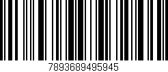 Código de barras (EAN, GTIN, SKU, ISBN): '7893689495945'