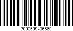 Código de barras (EAN, GTIN, SKU, ISBN): '7893689496560'