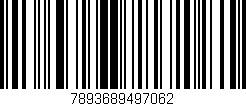 Código de barras (EAN, GTIN, SKU, ISBN): '7893689497062'