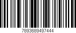 Código de barras (EAN, GTIN, SKU, ISBN): '7893689497444'