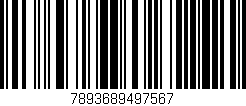 Código de barras (EAN, GTIN, SKU, ISBN): '7893689497567'