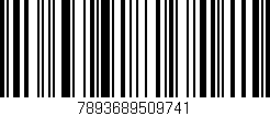 Código de barras (EAN, GTIN, SKU, ISBN): '7893689509741'