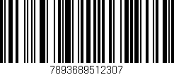 Código de barras (EAN, GTIN, SKU, ISBN): '7893689512307'