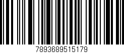 Código de barras (EAN, GTIN, SKU, ISBN): '7893689515179'