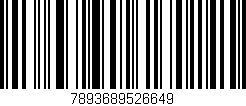 Código de barras (EAN, GTIN, SKU, ISBN): '7893689526649'