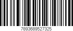 Código de barras (EAN, GTIN, SKU, ISBN): '7893689527325'