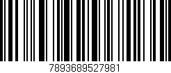 Código de barras (EAN, GTIN, SKU, ISBN): '7893689527981'