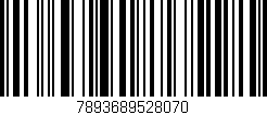 Código de barras (EAN, GTIN, SKU, ISBN): '7893689528070'